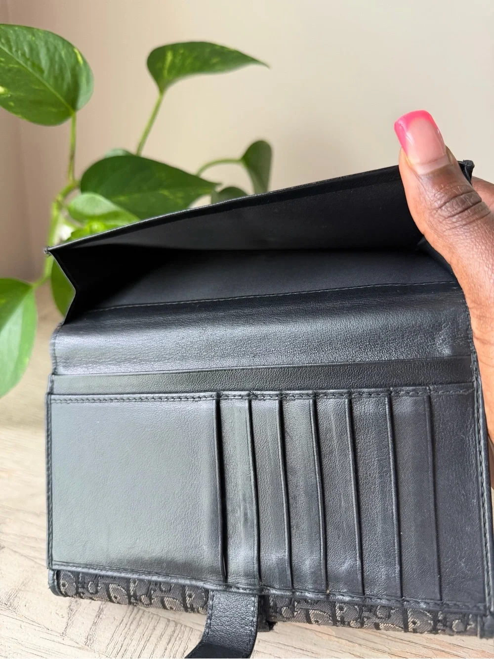 Vintage Christian Dior Street Chic Trotter Buckle Wallet